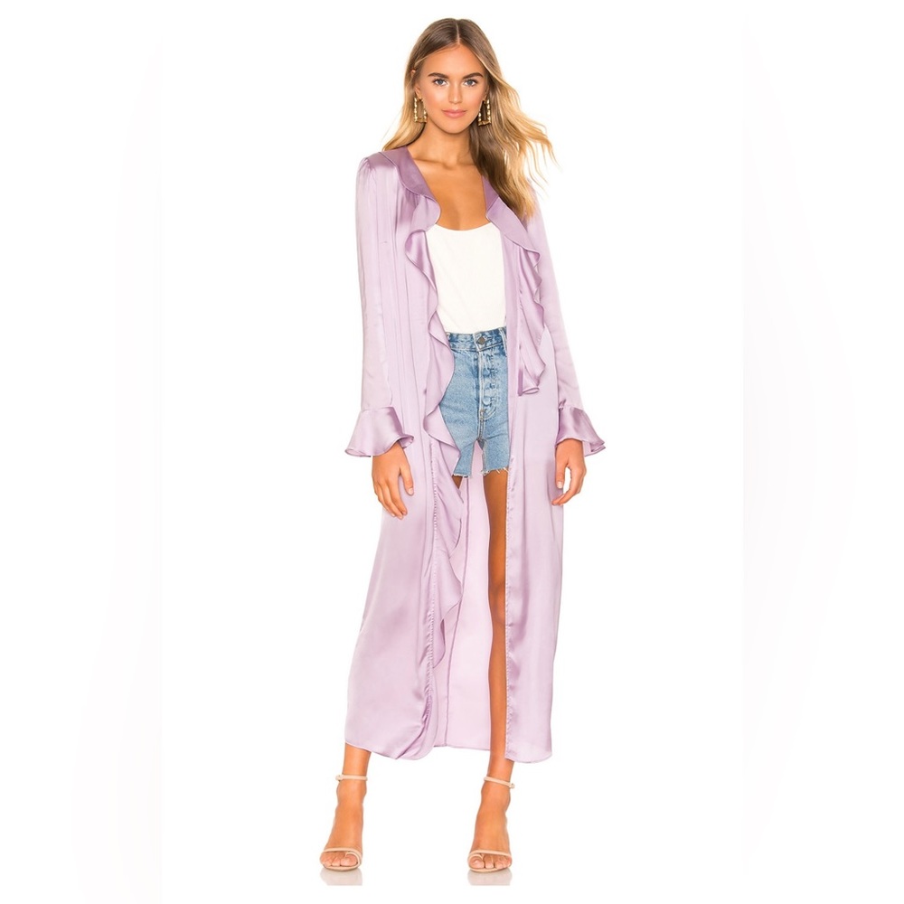 Tularosa Revolve purple silk duster